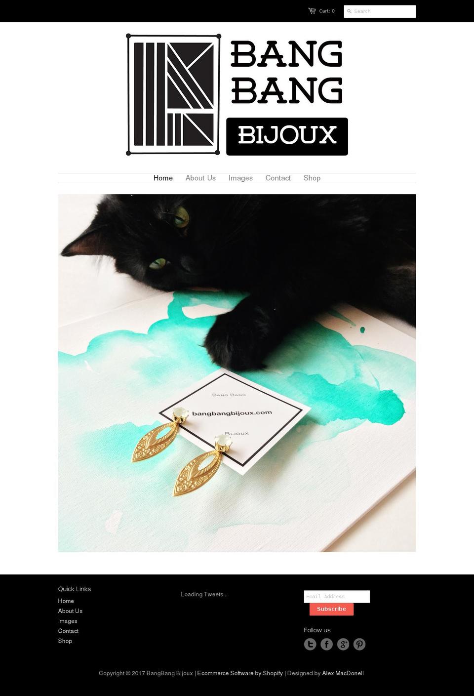 bangbangbijoux.ca shopify website screenshot