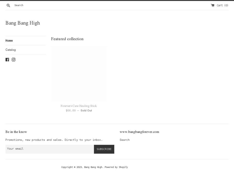 bangbangforever.shop shopify website screenshot