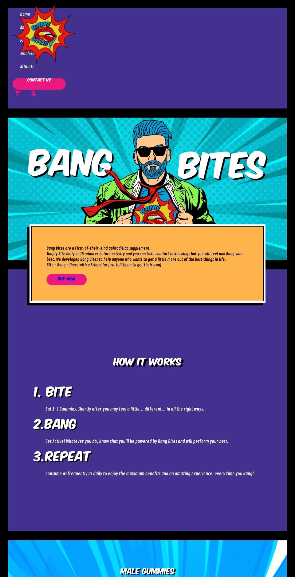 bangbites.com — Shopify storefront screenshot