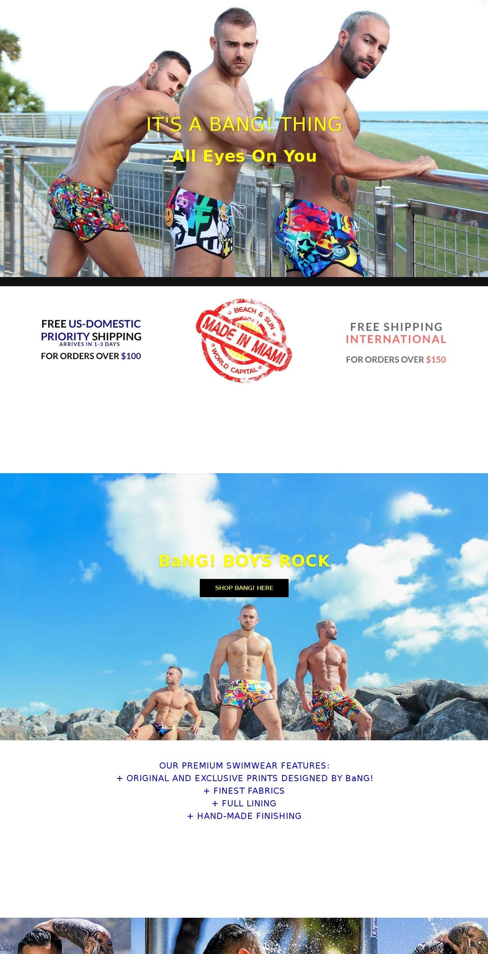 bangclothes.com shopify website screenshot