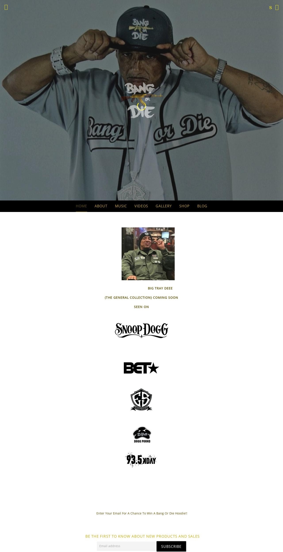 bangordie.com shopify website screenshot