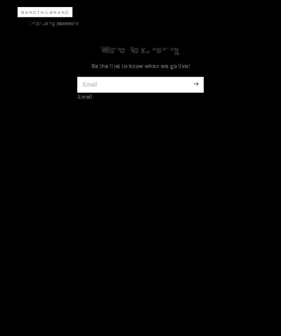 bangtailbrand.com shopify website screenshot