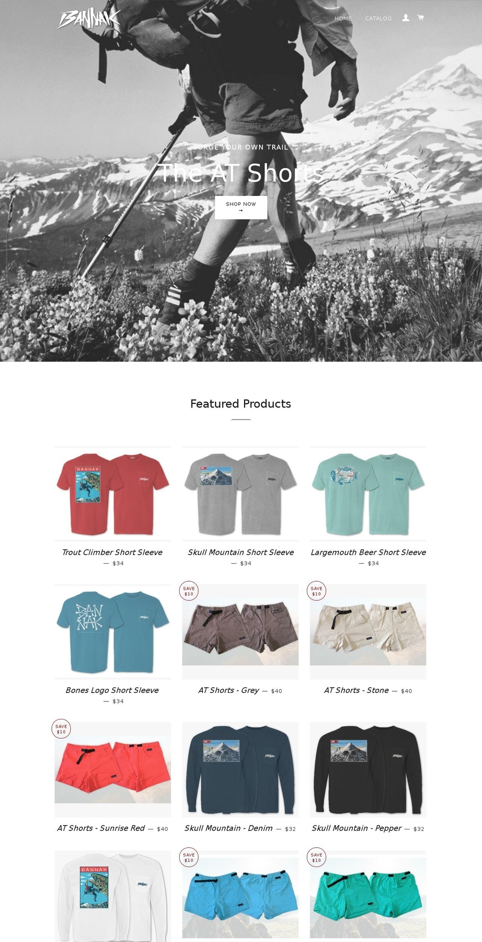 bannak.com shopify website screenshot