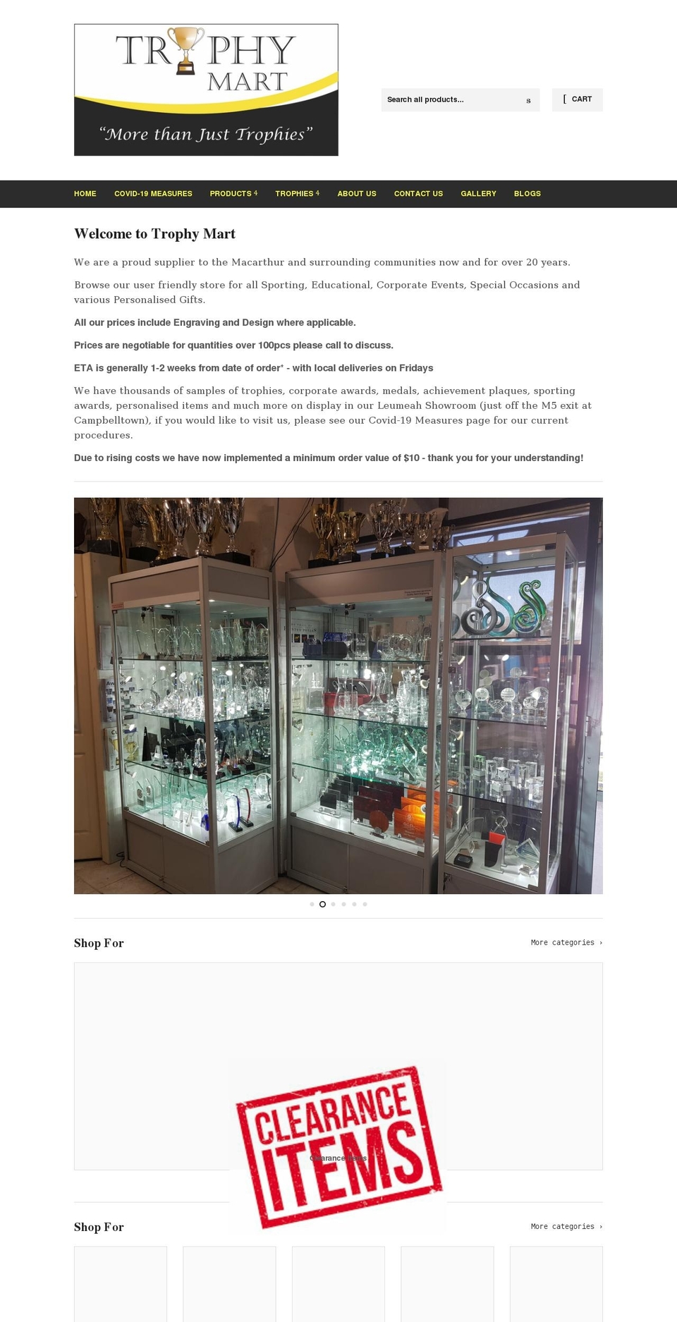 bansheecindercoffee.com — Shopify storefront screenshot