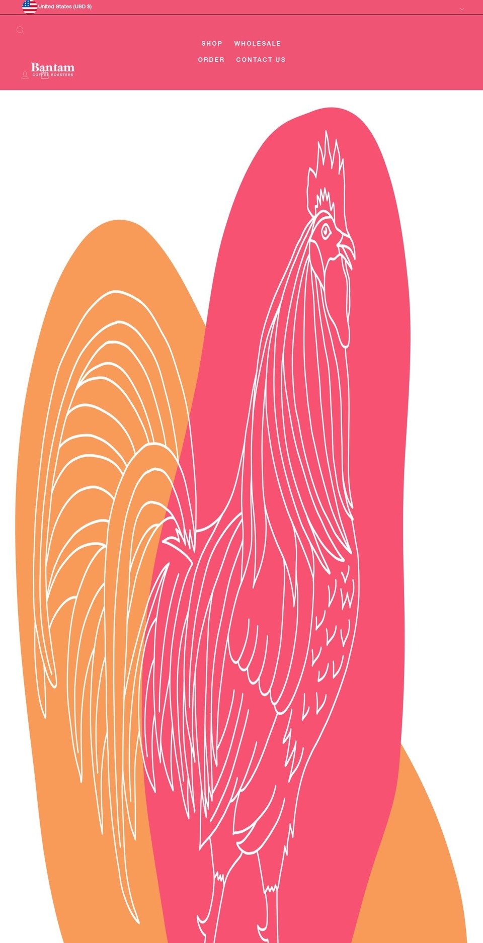 bantamroasters.com shopify website screenshot