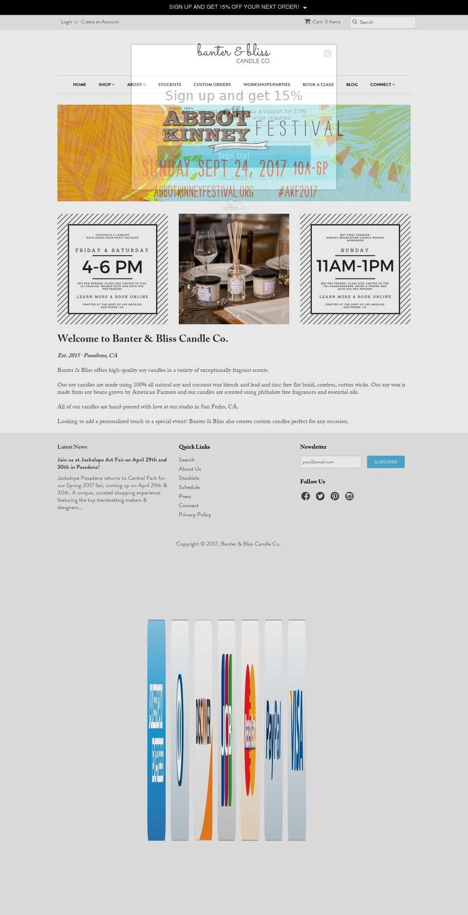 banterandbliss.com shopify website screenshot