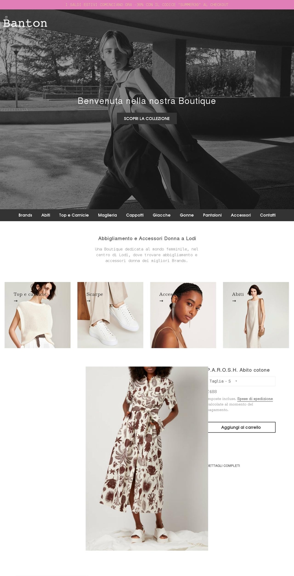 bantonlodi.com shopify website screenshot