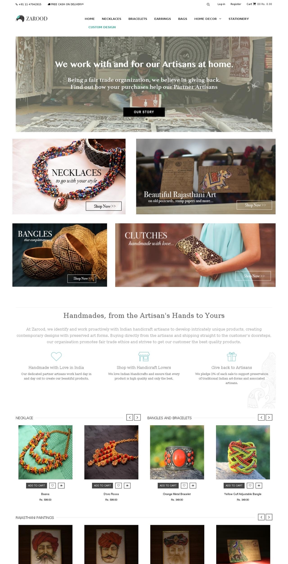 banyancraft.com shopify website screenshot