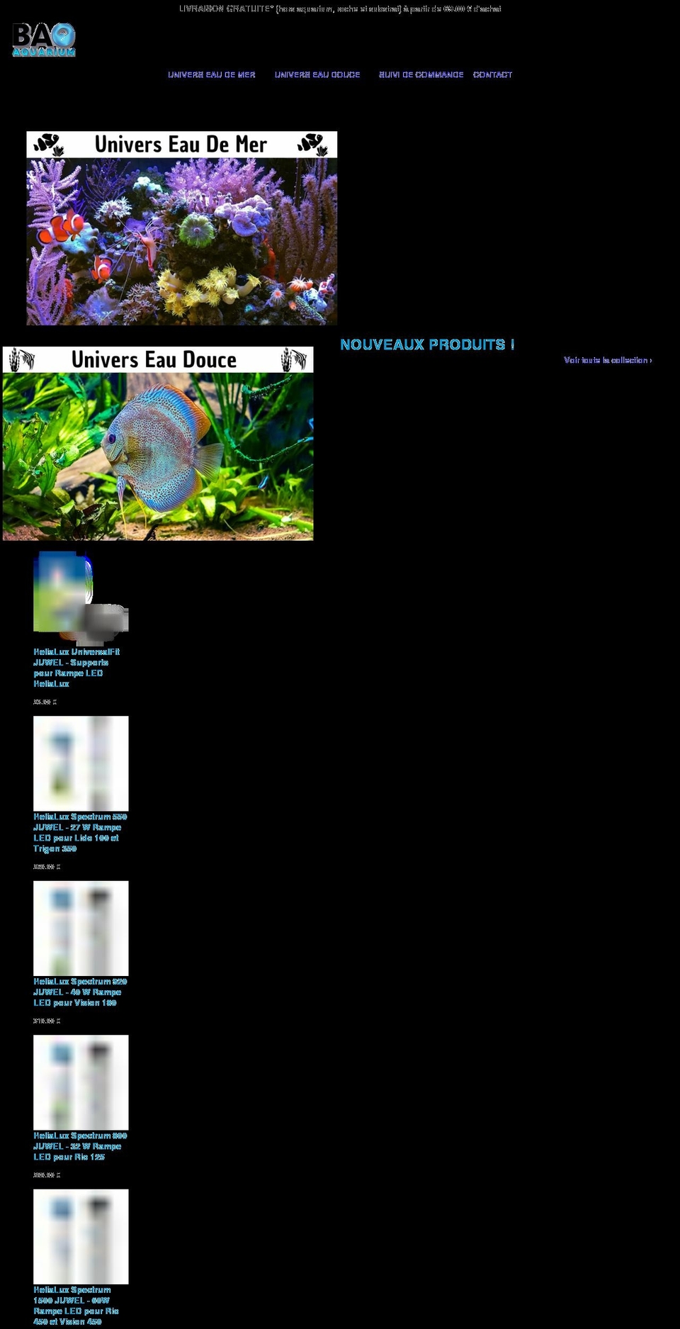 speedfly-1-10 Shopify theme site example bao-aquarium.com