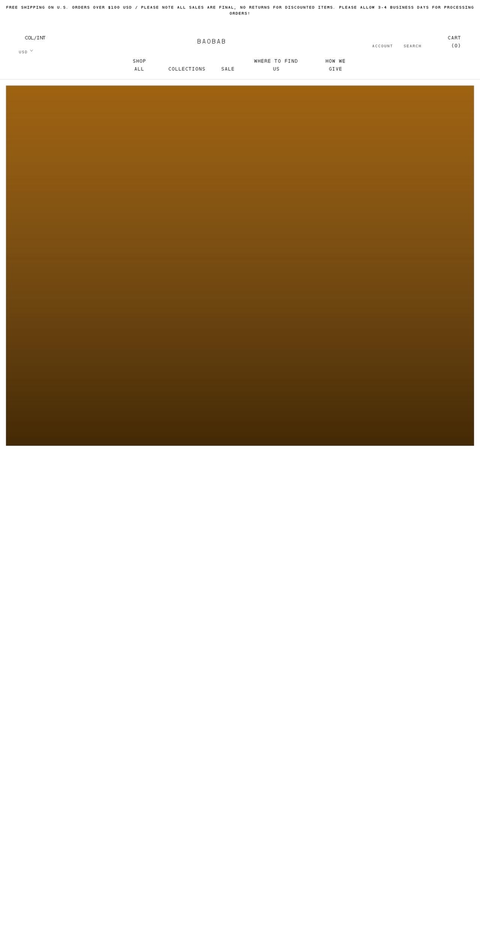 baobabswim.com shopify website screenshot