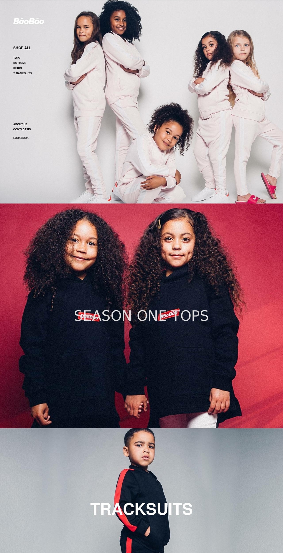 baobaoclothing.com — Shopify storefront screenshot
