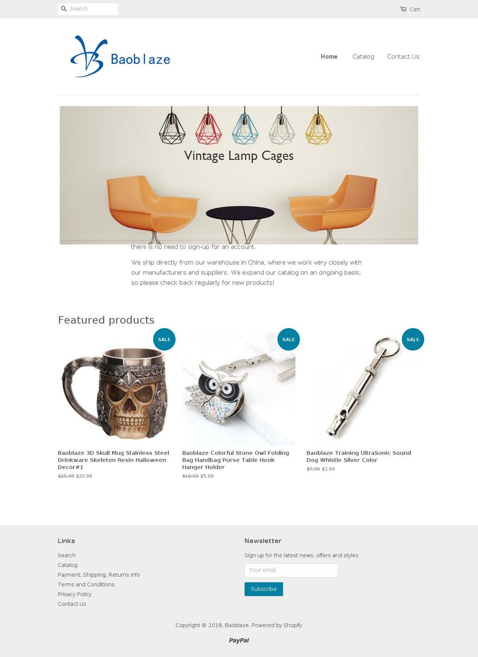 baoblaze.com — Shopify storefront screenshot