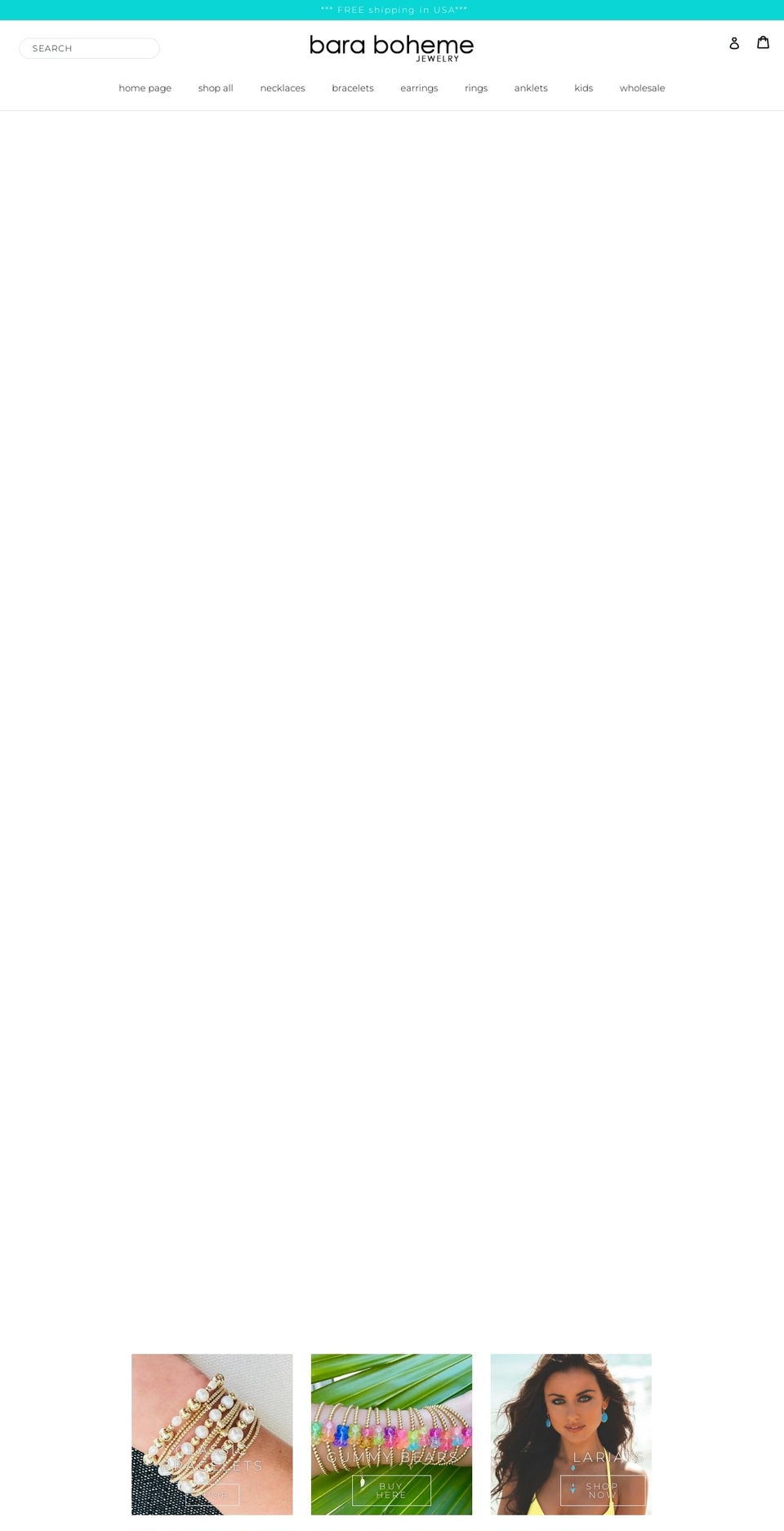 bara-boheme.myshopify.com — Shopify storefront screenshot