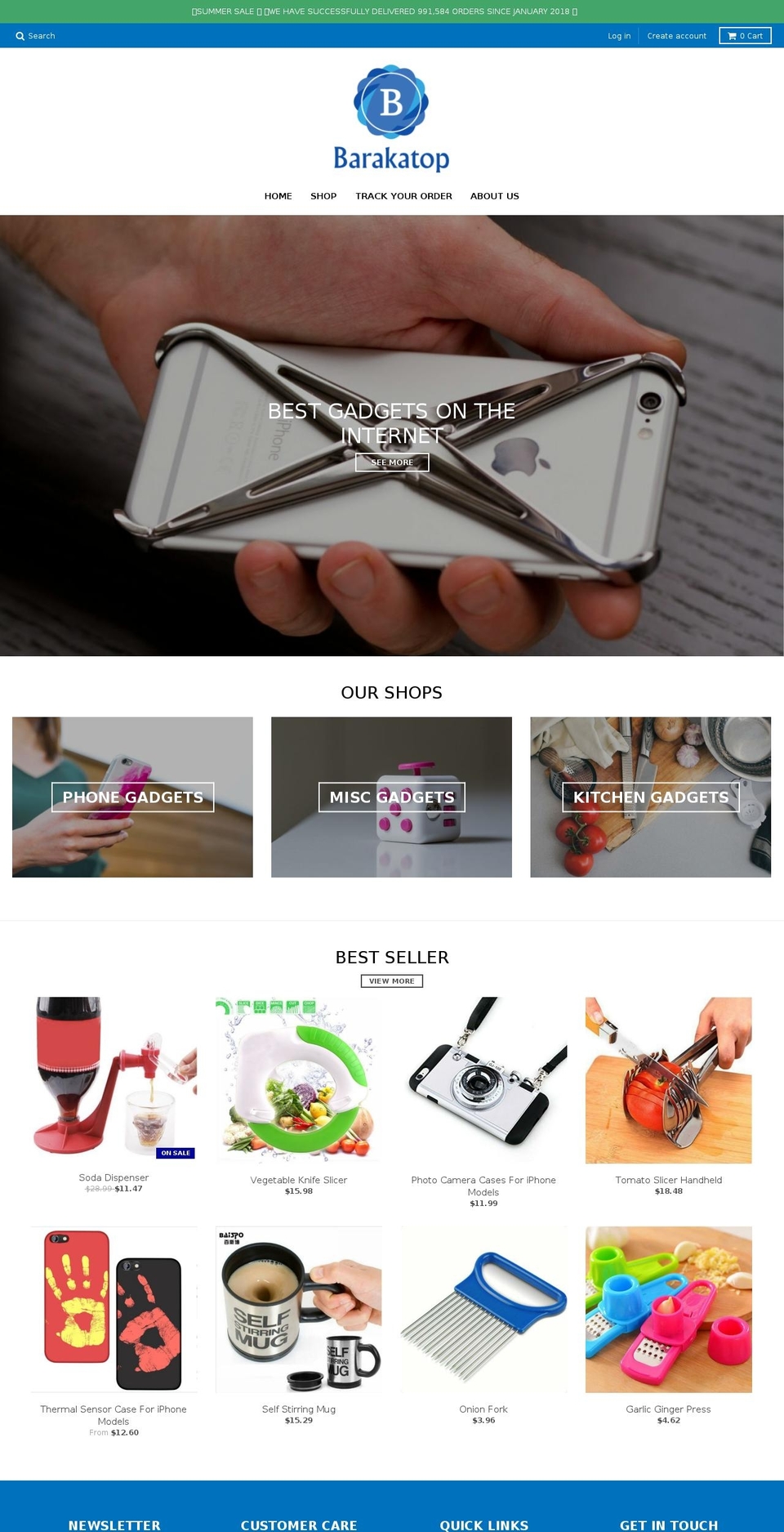 barakatop.com — Shopify storefront screenshot