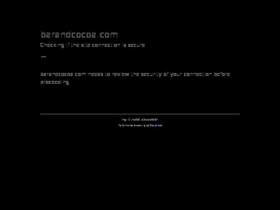 barandcocoa.com shopify website screenshot