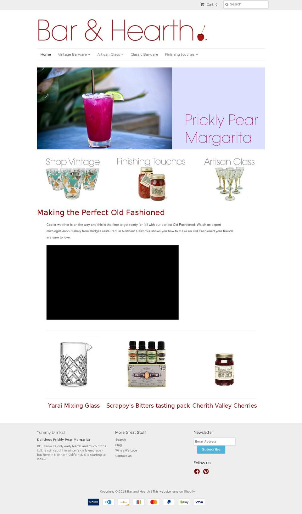 barandhearth.com — Shopify storefront screenshot