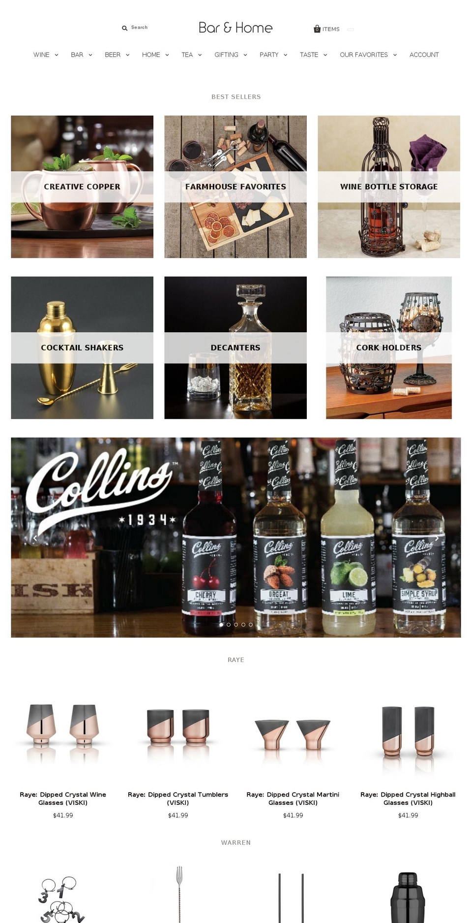 barandhome.com — Shopify storefront screenshot