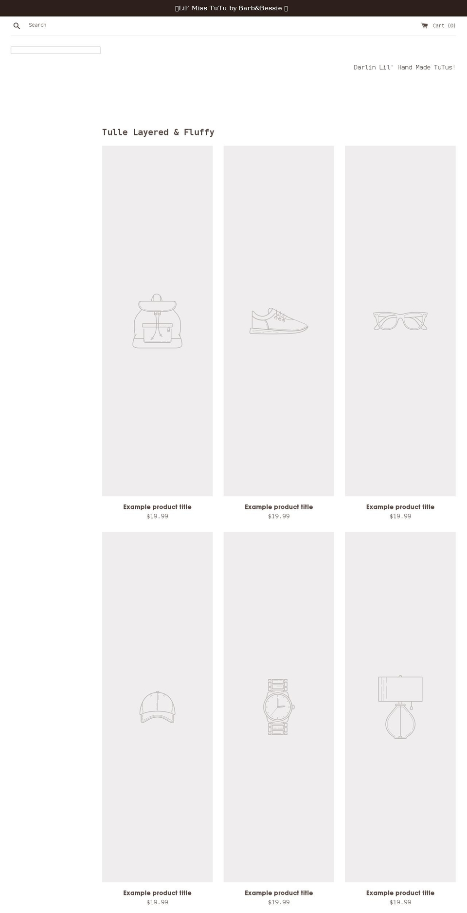 barbandbessie.com shopify website screenshot
