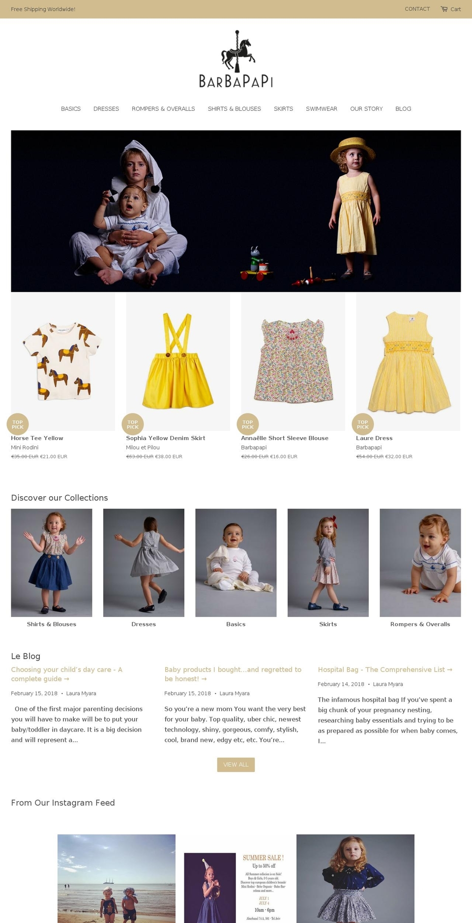 barbapapi.com — Shopify storefront screenshot