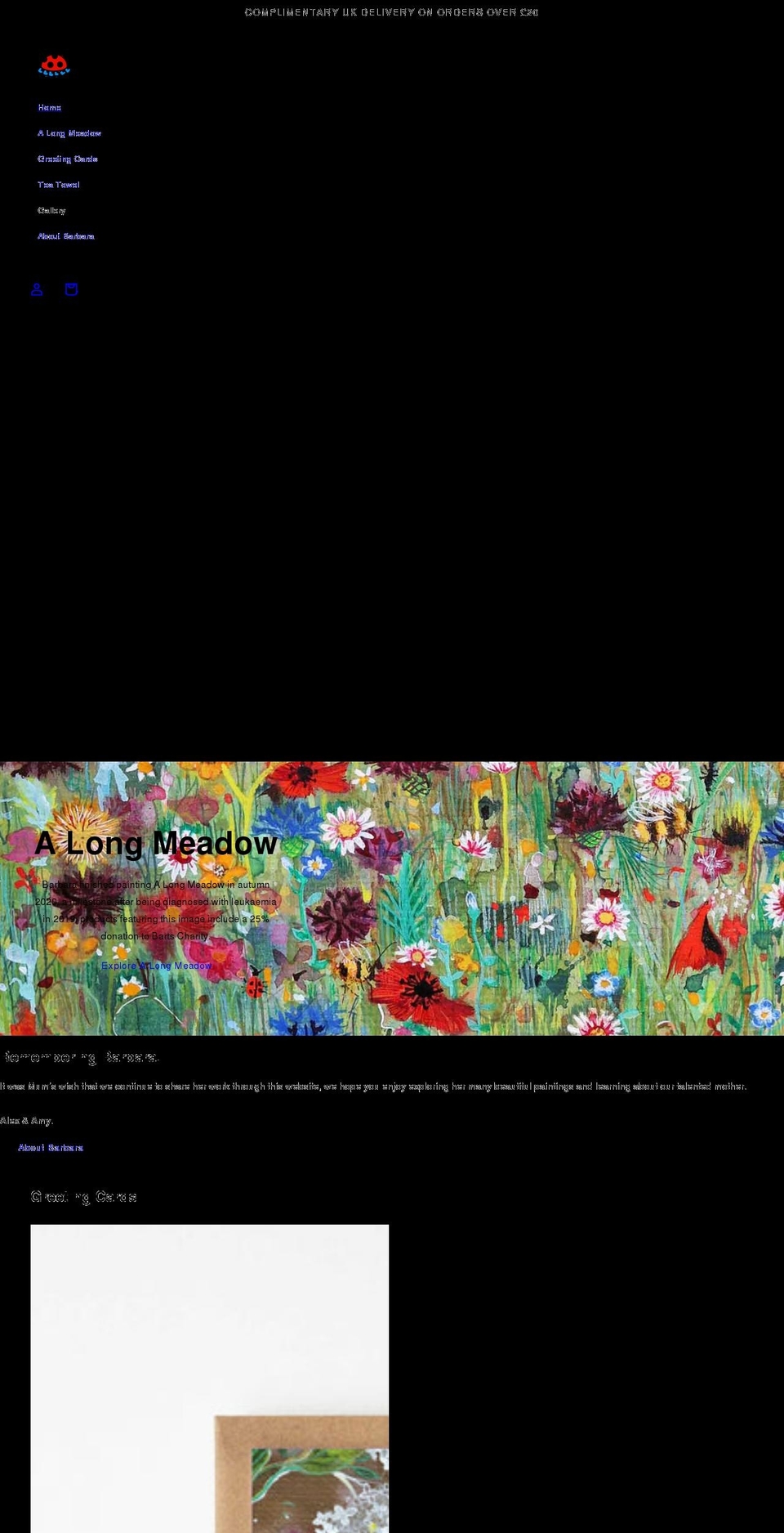 barbarasampson.com shopify website screenshot