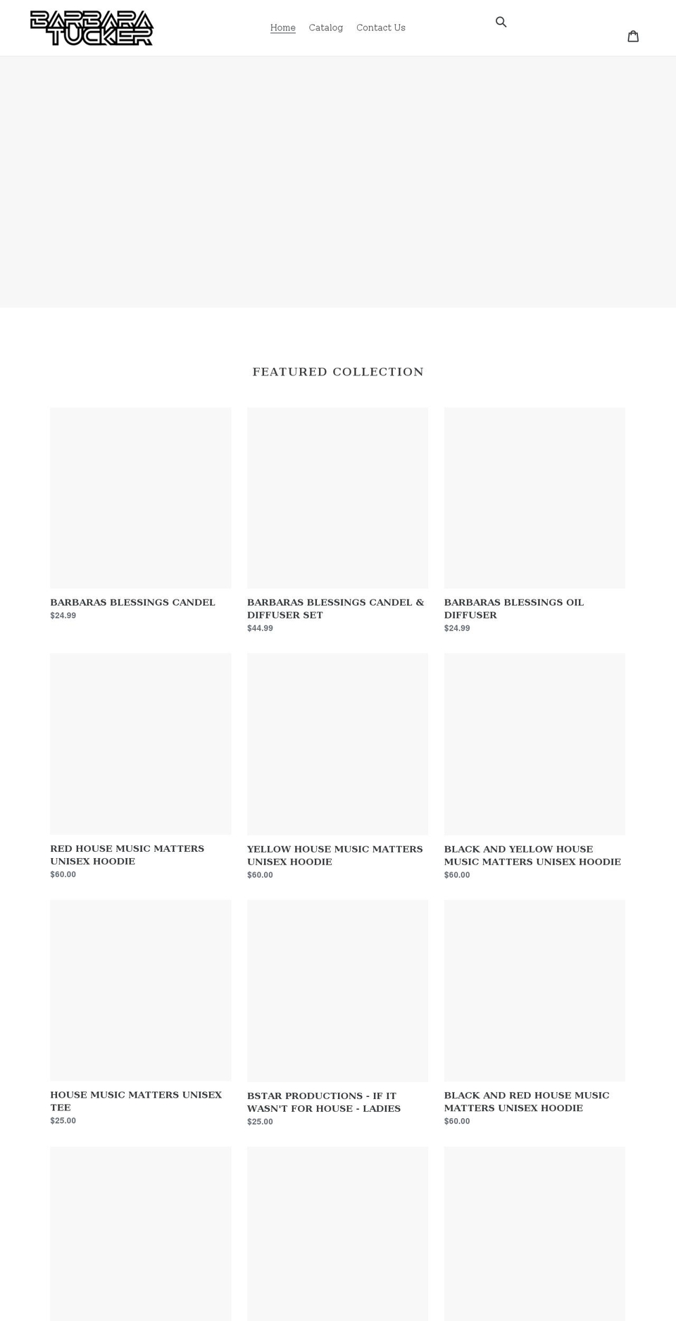 barbaratuckersings.com shopify website screenshot