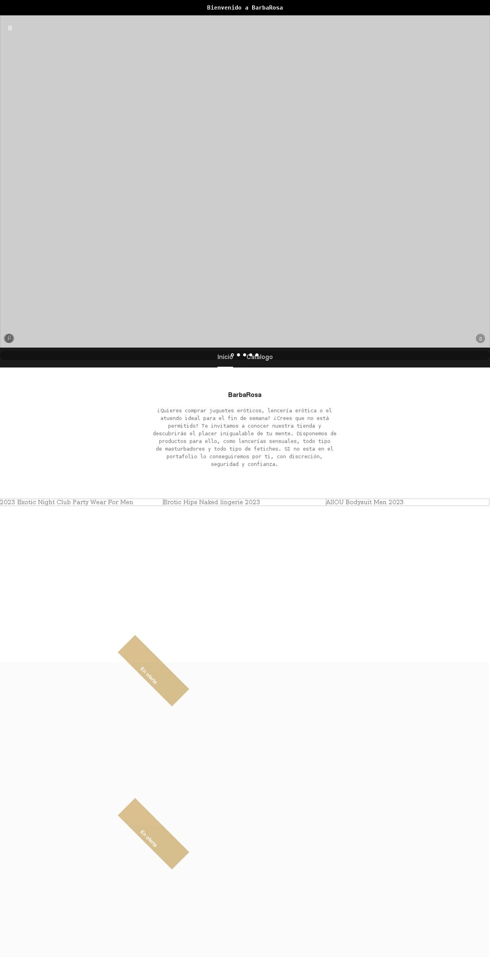 barbarosa.store shopify website screenshot