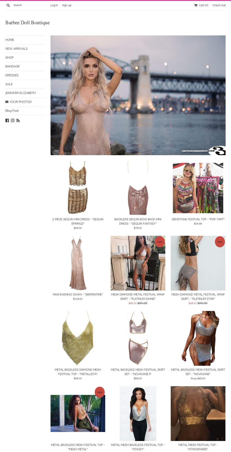 BARBEE DOLL BOUTIQUE THEME APRIL 2017 Shopify theme site example barbeedollboutique.ca