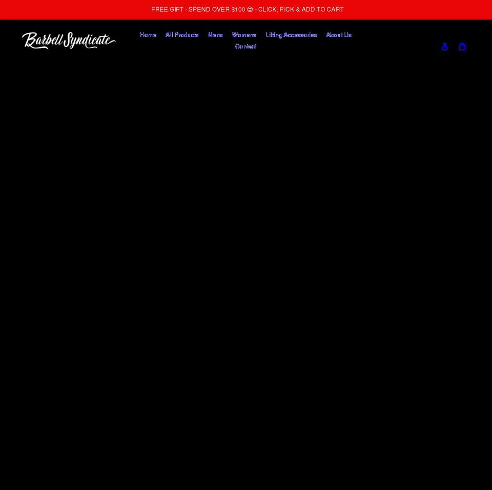 barbellsyndicate.com.au shopify website screenshot