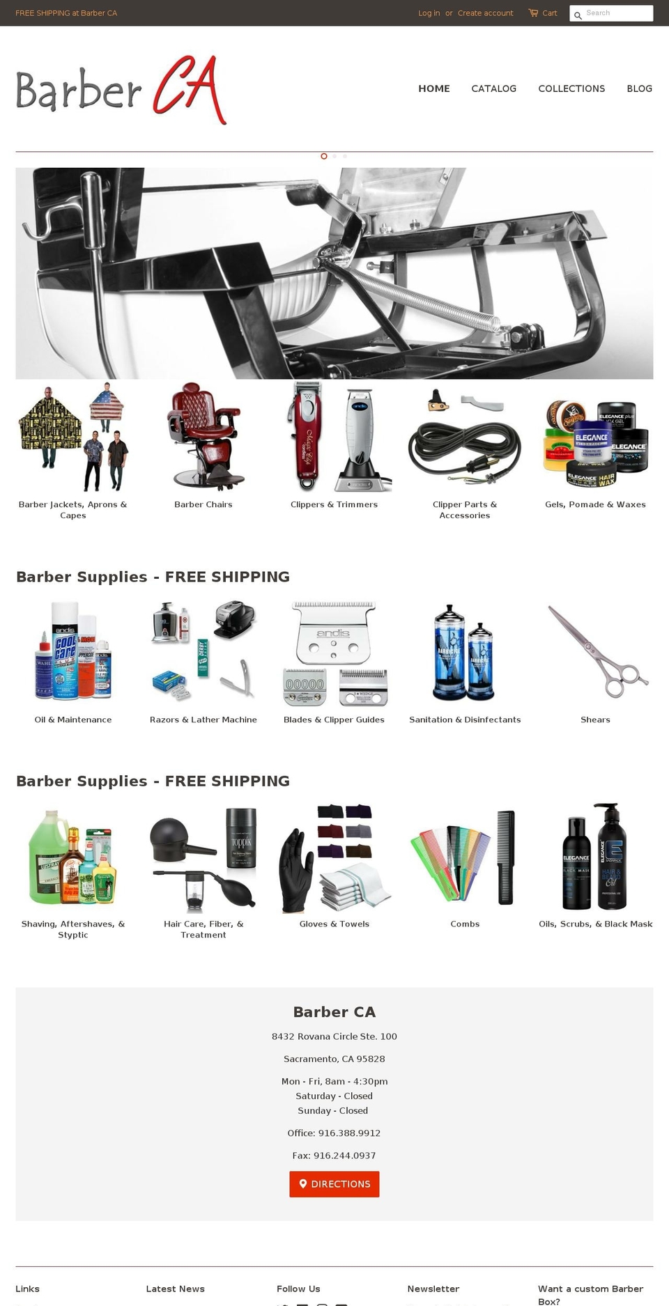 barberca.com — Shopify storefront screenshot