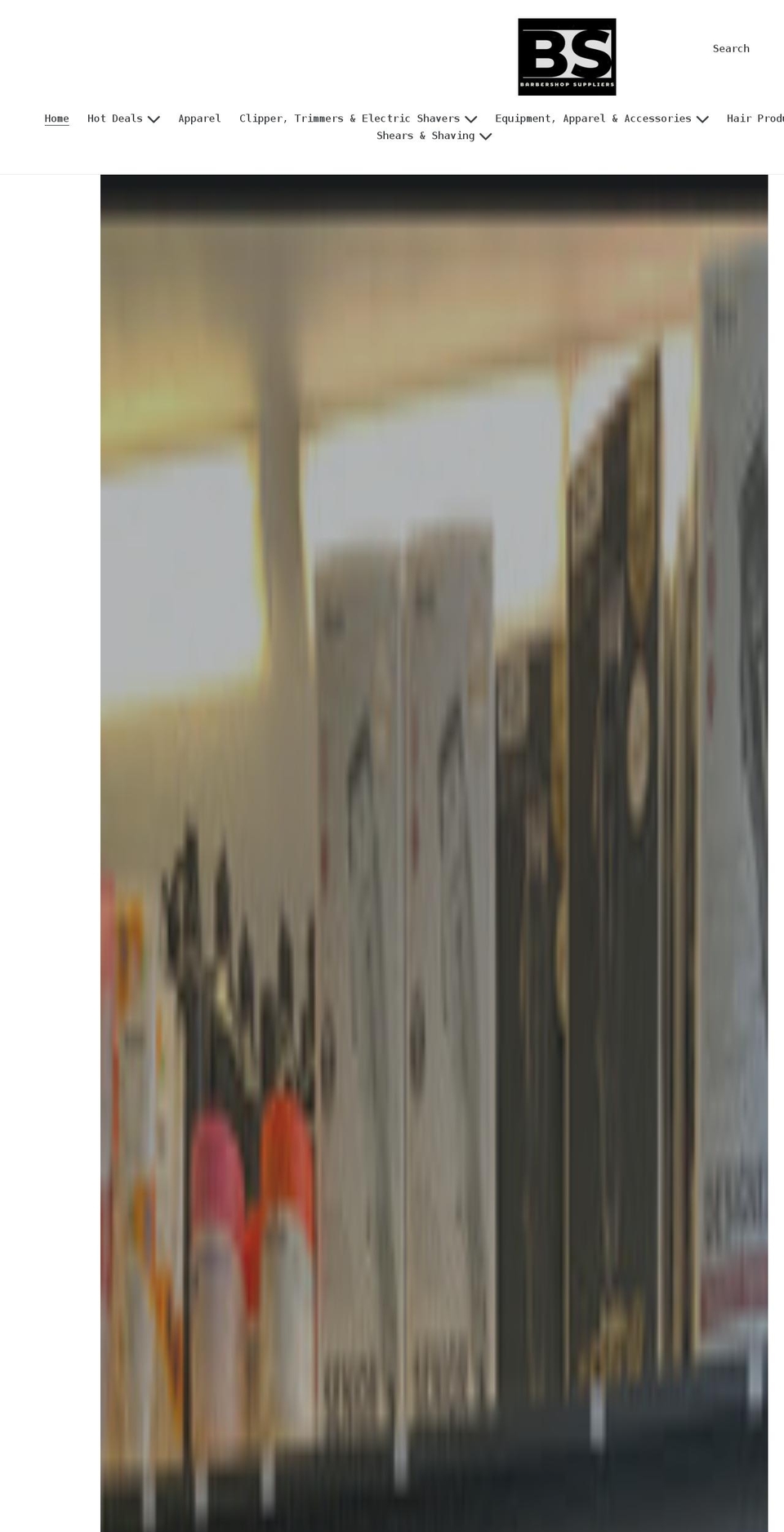 barbershopsuppliers.com shopify website screenshot