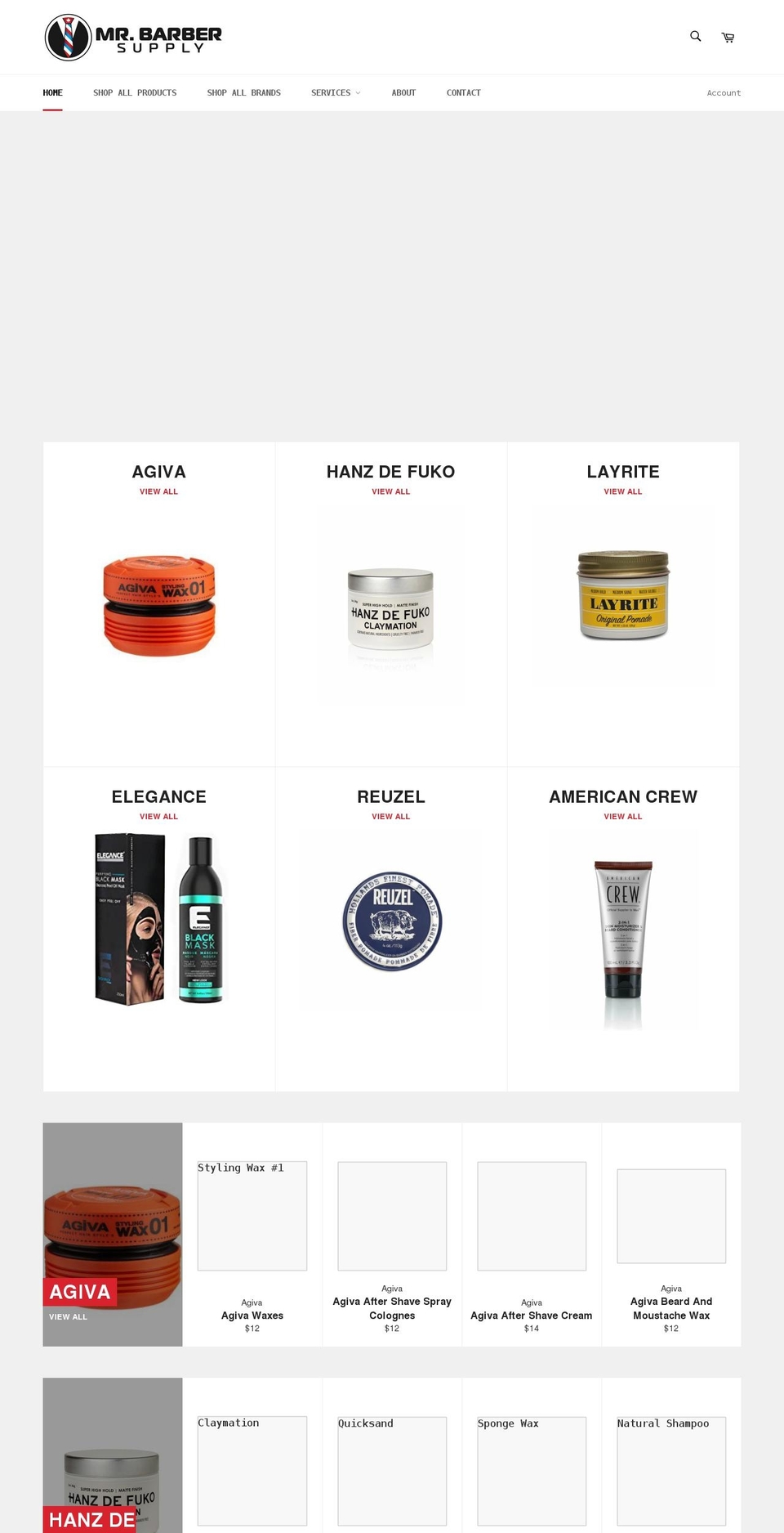 barbersupply.ca shopify website screenshot