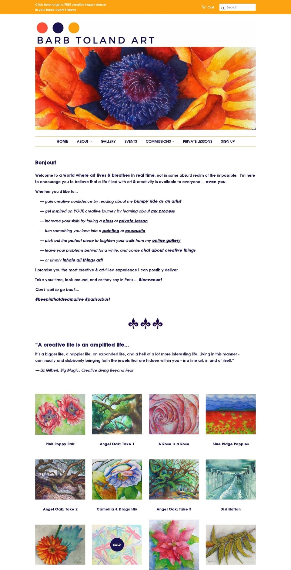 barbtoland.com — Shopify storefront screenshot