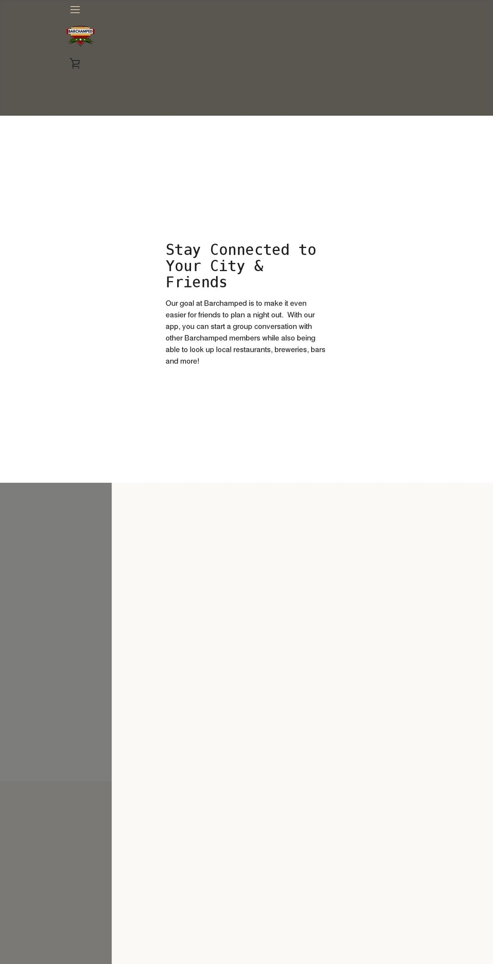 barchamped.com shopify website screenshot