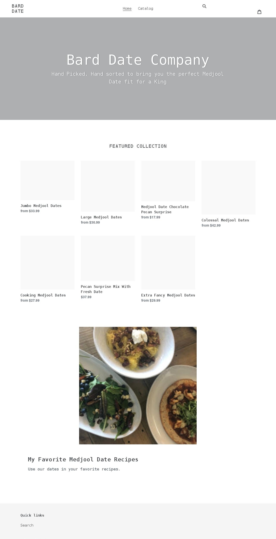 barddate.com shopify website screenshot