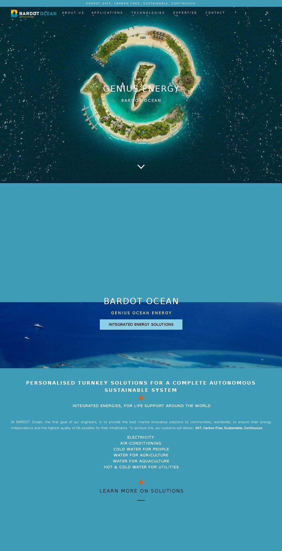 bardotocean.com — Shopify storefront screenshot