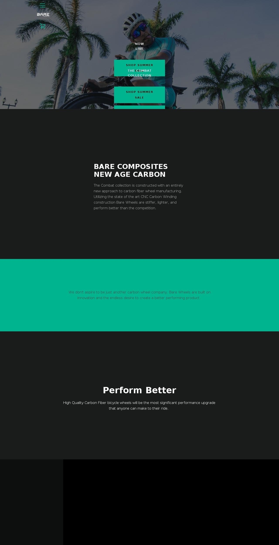 barecomposites.com — Shopify storefront screenshot