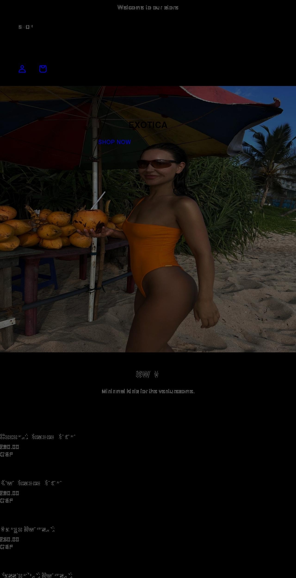 baredamsel.com shopify website screenshot