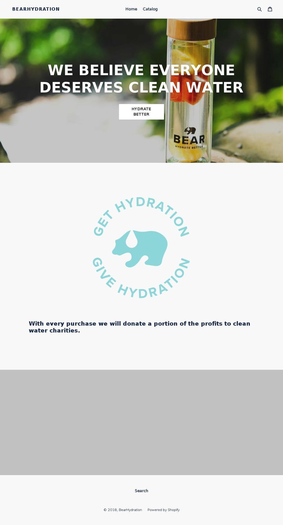 baredrink.com — Shopify storefront screenshot