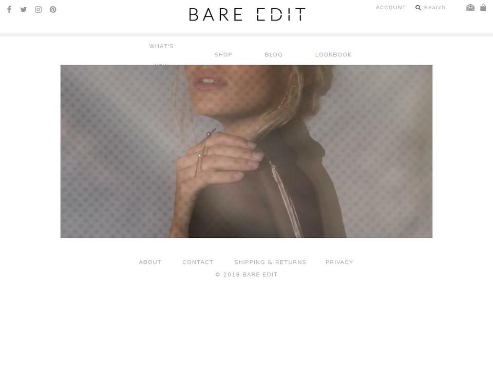 bareedit.com — Shopify storefront screenshot