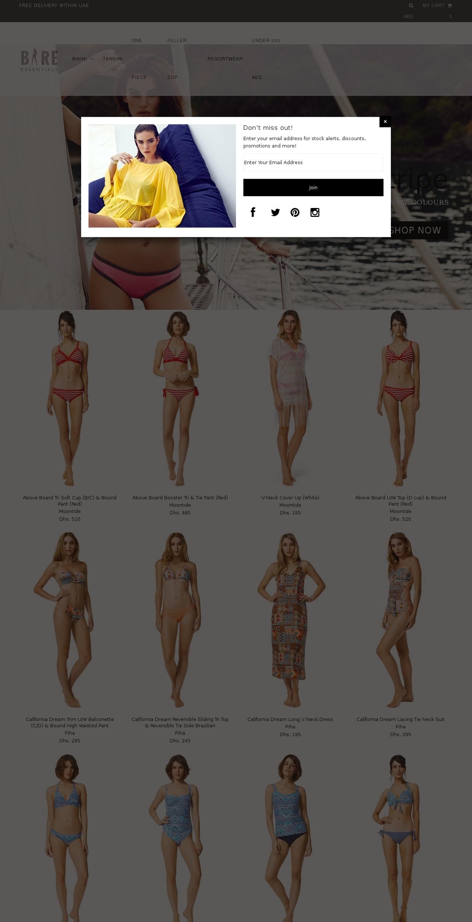 bareessentialsdubai.com — Shopify storefront screenshot