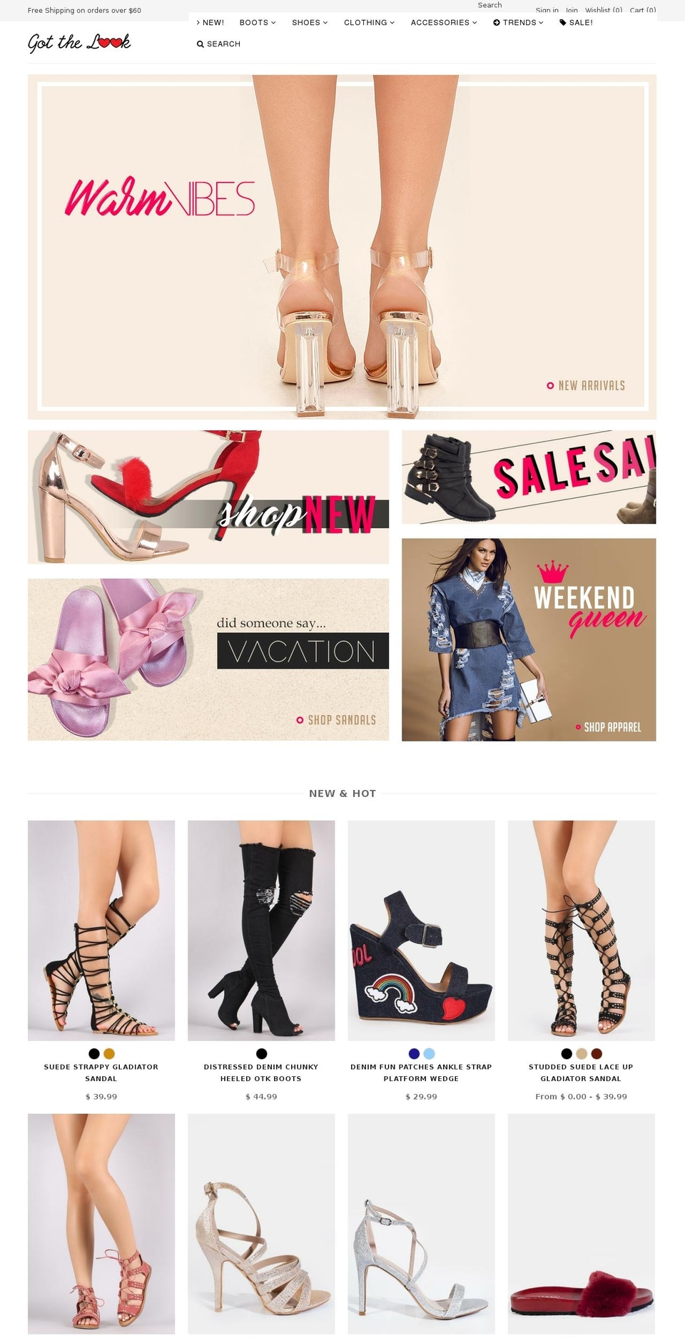 Fashion Shopify theme site example barefeetshops.com