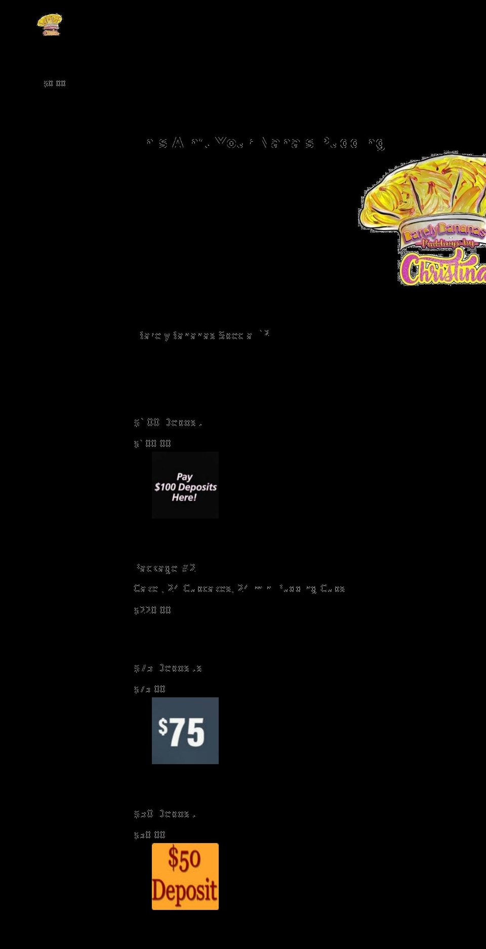 barelybananas.com shopify website screenshot