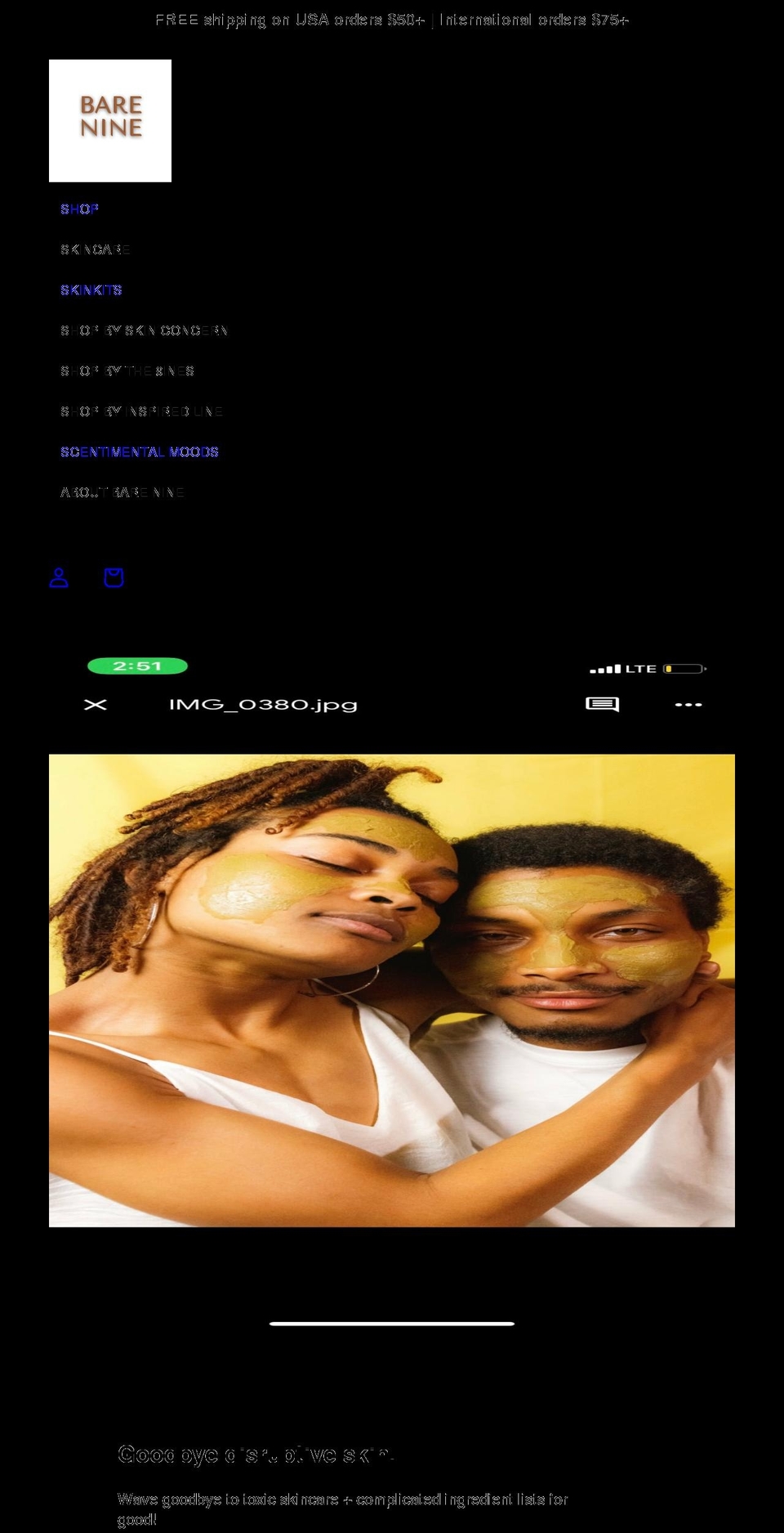 barenineholistics.com shopify website screenshot