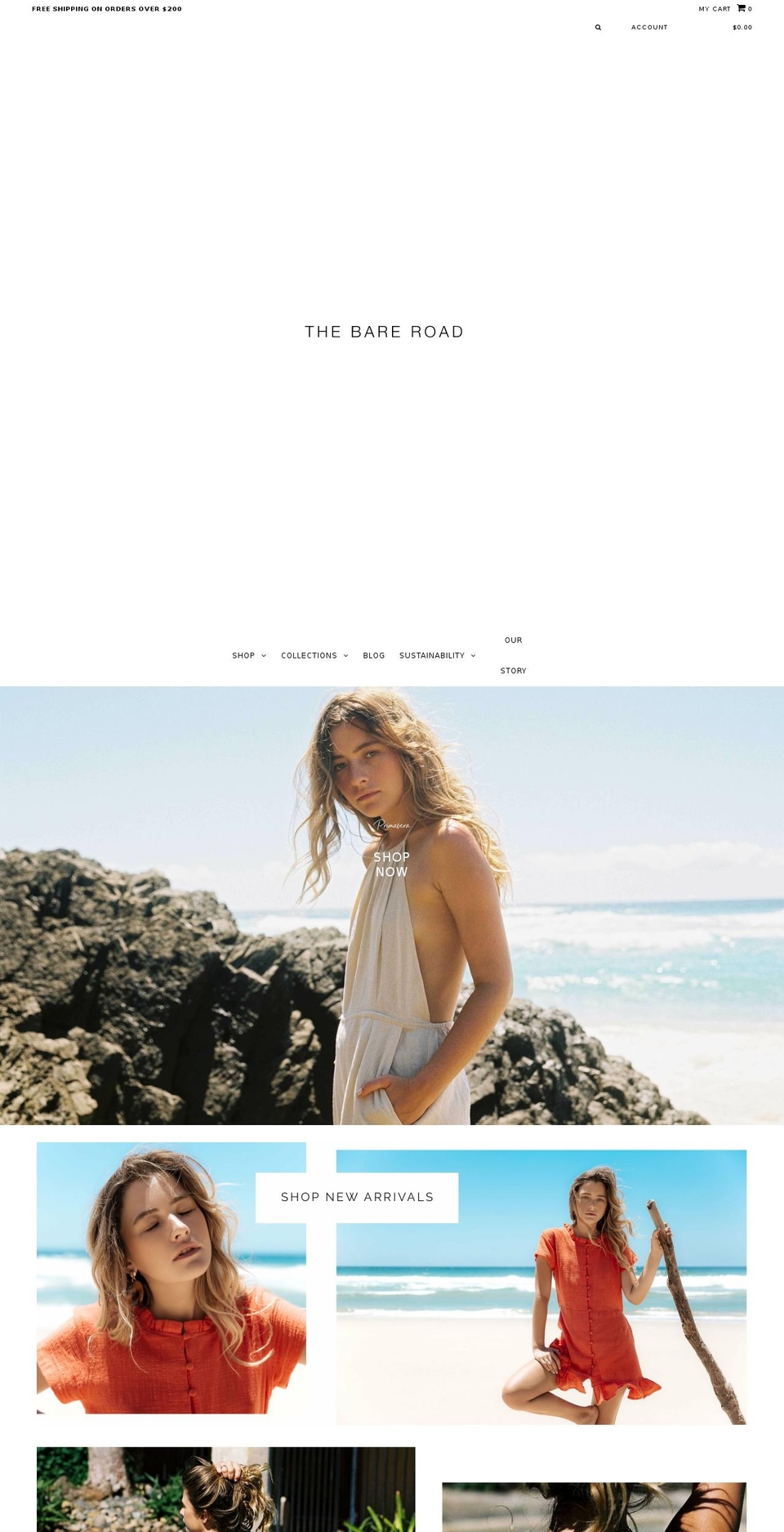 bareroad.com — Shopify storefront screenshot