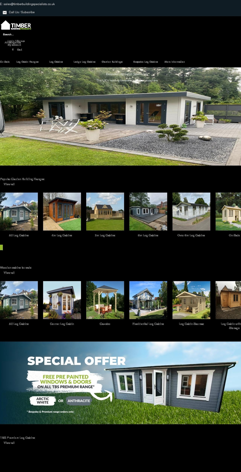 barewoodbuildings.co.uk shopify website screenshot