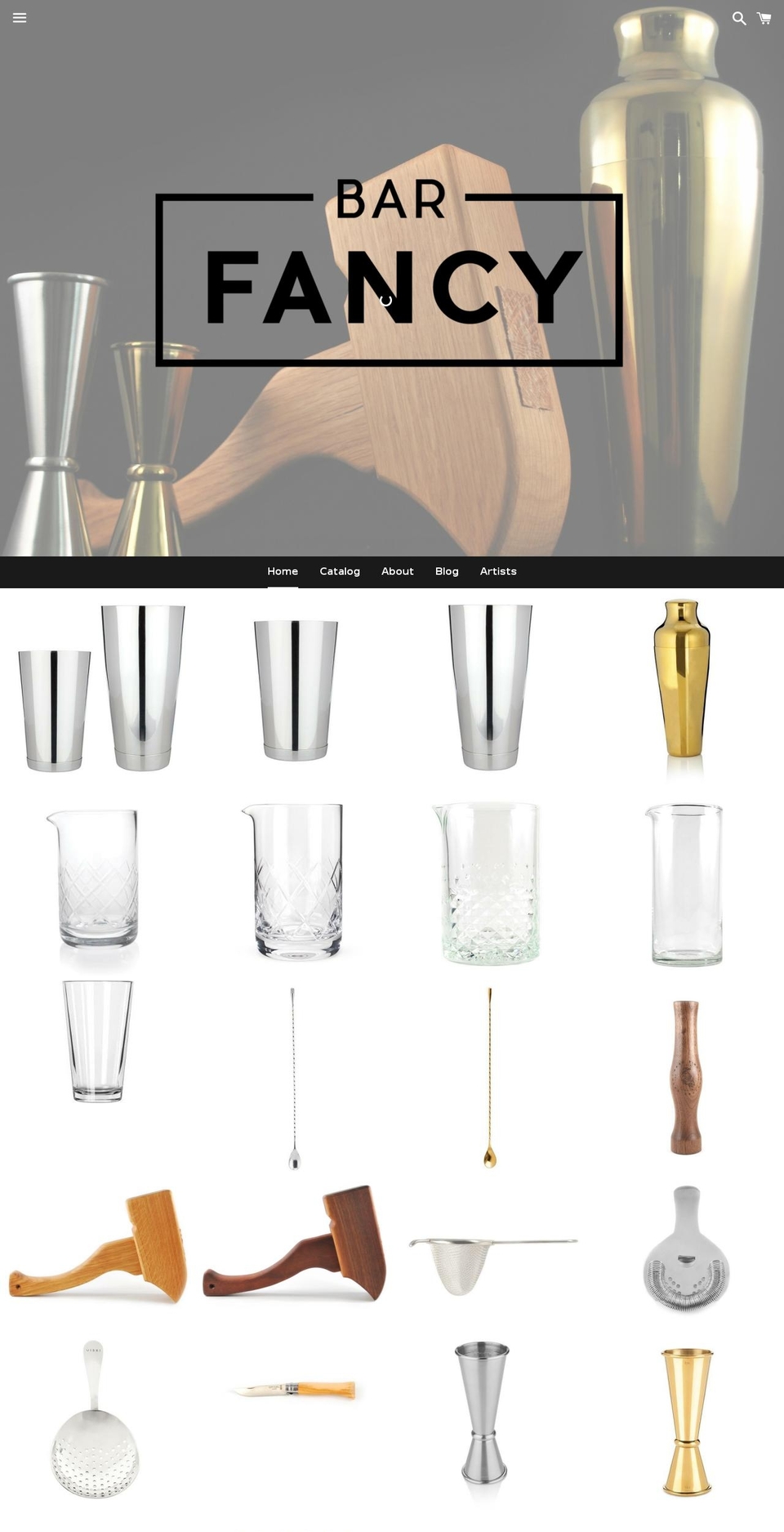 barfancy.com shopify website screenshot