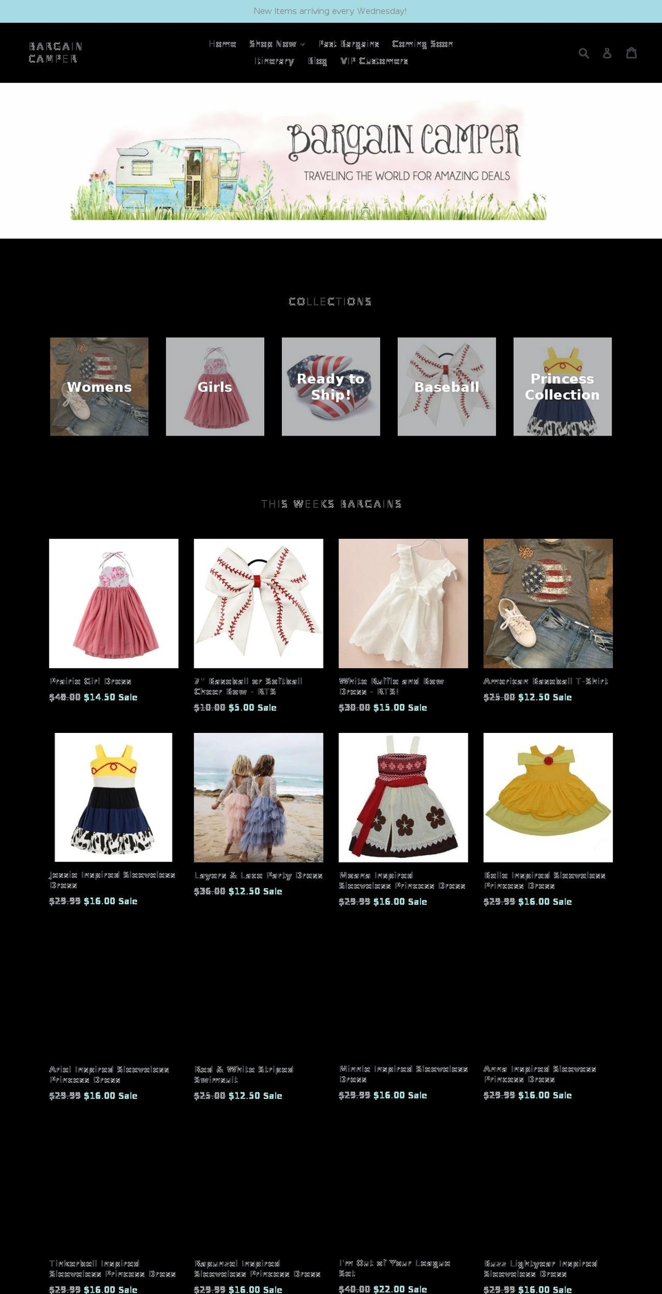 bargaincamper.com — Shopify storefront screenshot