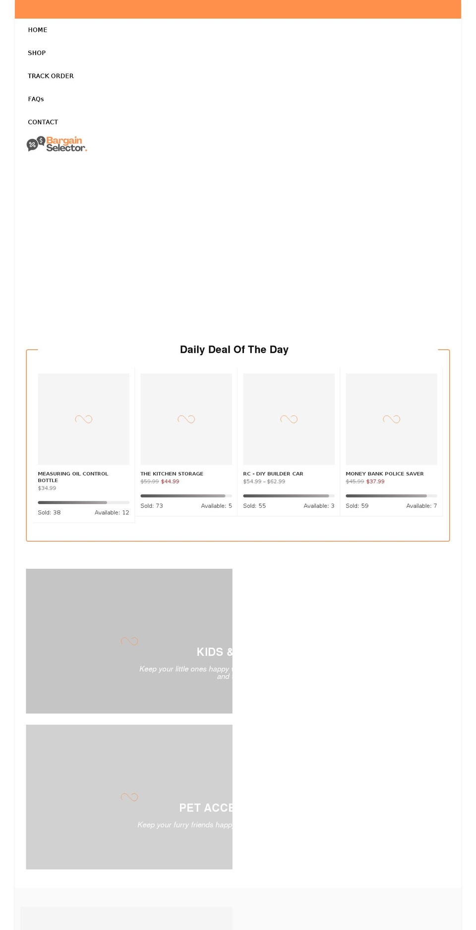 The ResultPros Theme Shopify theme site example bargainselector.com
