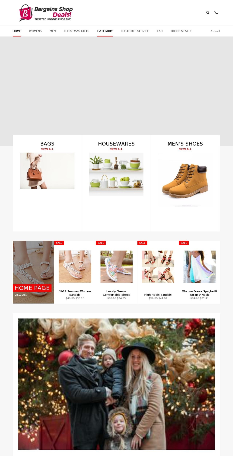 sb Shopify theme site example bargainsshopdeals.com