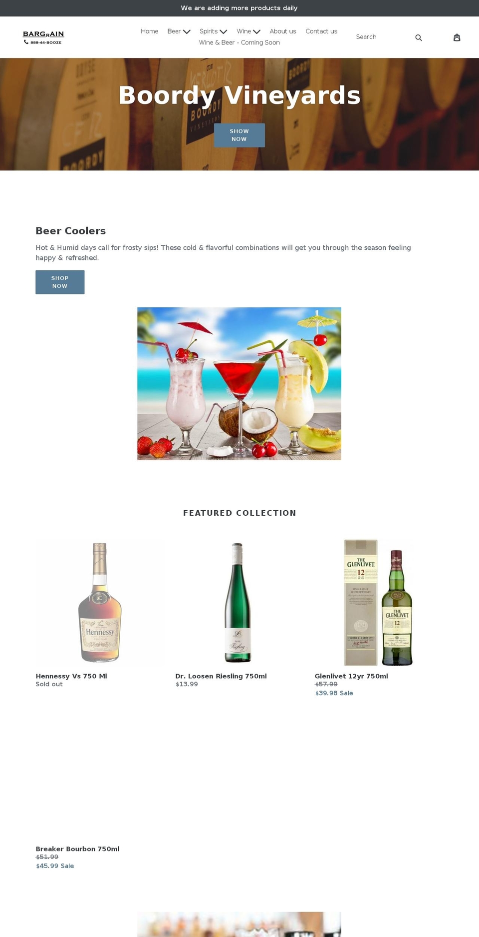 bargrain.com — Shopify storefront screenshot